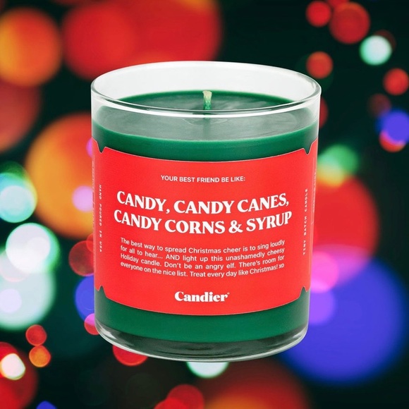Elf Movie Candle, Candy, Candy Canes, Candy Corn & Syrup Candle by Candier, 9oz - Picture 2 of 4